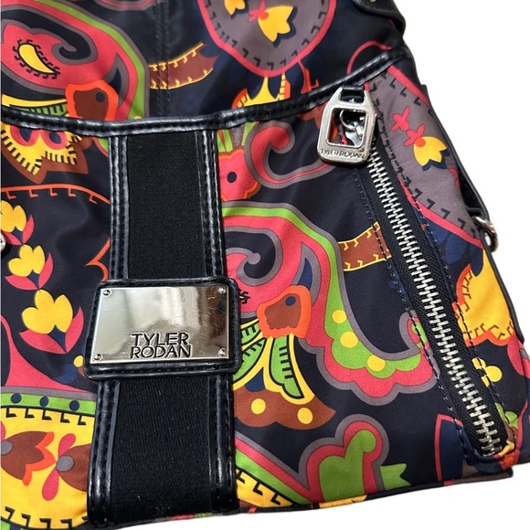 Vintage Tyler Rodan Multicolor Paisley Crossbody Bag - Picture 3 of 16